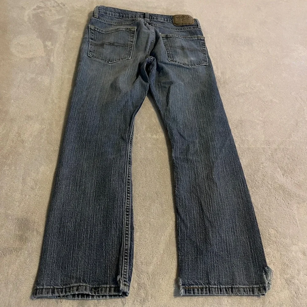 Signature by Levi Strauss & Co Mens Slim Straight Blue Denim Jeans‎ Size 32x28